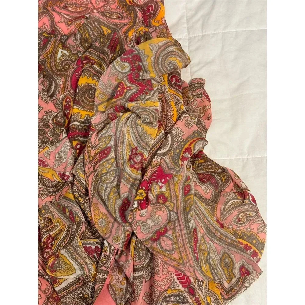 INC International Concepts Women's Mini Skirt Size M Paisley Y2K Fairycore 90s - Picture 3 of 5